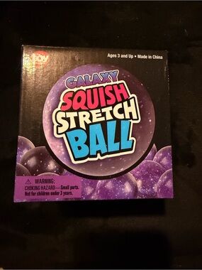 Galaxy Squish Stretch Ball - Purple